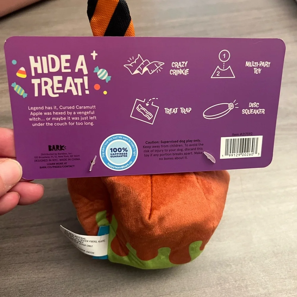 Bark Set of 2 Halloween Small Dog Toys